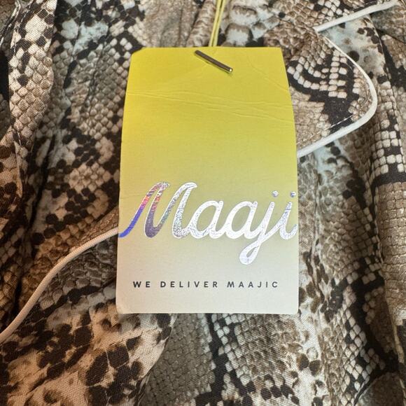 Maaji Women's Intimate Paythn Print Shirt Pajama Set Size Medium NWT - Picture 10 of 11